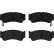 Brake Pad Set, disc brake COTEC GDB3180 TRW, Thumbnail 3