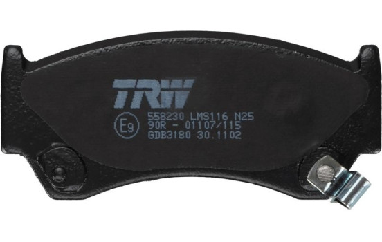 Brake Pad Set, disc brake COTEC GDB3180 TRW, Image 4