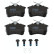 Brake Pad Set, disc brake COTEC GDB3190 TRW, Thumbnail 4