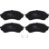 Brake Pad Set, disc brake COTEC GDB3193 TRW, Thumbnail 2