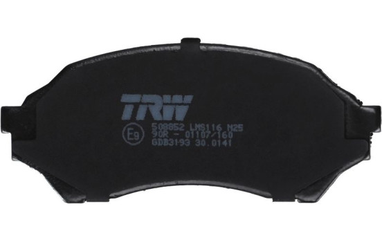 Brake Pad Set, disc brake COTEC GDB3193 TRW, Image 4