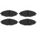 Brake Pad Set, disc brake COTEC GDB3195 TRW, Thumbnail 5