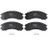 Brake Pad Set, disc brake COTEC GDB3200 TRW, Thumbnail 4