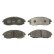 Brake Pad Set, disc brake COTEC GDB3201 TRW
