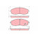 Brake Pad Set, disc brake COTEC GDB3201 TRW, Thumbnail 2