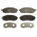 Brake Pad Set, disc brake COTEC GDB3201 TRW, Thumbnail 3