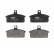 Brake Pad Set, disc brake COTEC GDB3202 TRW