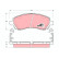 Brake Pad Set, disc brake COTEC GDB3205 TRW, Thumbnail 2