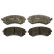 Brake Pad Set, disc brake COTEC GDB3208 TRW, Thumbnail 3