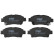 Brake Pad Set, disc brake COTEC GDB3218 TRW, Thumbnail 3
