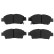 Brake Pad Set, disc brake COTEC GDB3218 TRW, Thumbnail 4