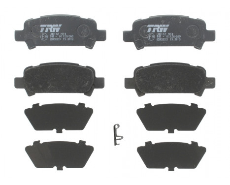 Brake Pad Set, disc brake COTEC GDB3223 TRW