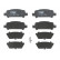 Brake Pad Set, disc brake COTEC GDB3223 TRW