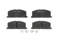 Brake Pad Set, disc brake COTEC GDB323 TRW