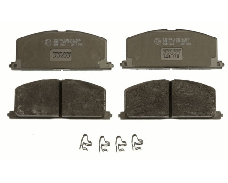 Brake Pad Set, disc brake COTEC GDB323 TRW, Image 3