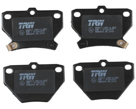 Brake Pad Set, disc brake COTEC GDB3243 TRW, Image 4