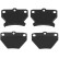 Brake Pad Set, disc brake COTEC GDB3243 TRW, Thumbnail 5