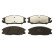 Brake Pad Set, disc brake COTEC GDB3244 TRW, Thumbnail 3