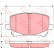 Brake Pad Set, disc brake COTEC GDB3248 TRW