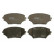 Brake Pad Set, disc brake COTEC GDB3251 TRW