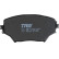 Brake Pad Set, disc brake COTEC GDB3251 TRW, Thumbnail 6