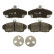 Brake Pad Set, disc brake COTEC GDB3267 TRW, Thumbnail 3