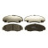 Brake Pad Set, disc brake COTEC GDB3268 TRW, Thumbnail 3