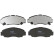 Brake Pad Set, disc brake COTEC GDB3268 TRW, Thumbnail 4