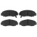 Brake Pad Set, disc brake COTEC GDB3268 TRW, Thumbnail 5