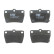 Brake Pad Set, disc brake COTEC GDB3279 TRW