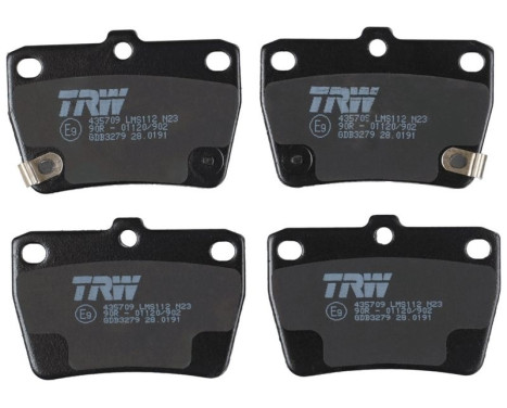 Brake Pad Set, disc brake COTEC GDB3279 TRW, Image 4