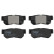 Brake Pad Set, disc brake COTEC GDB3284 TRW, Thumbnail 4