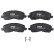Brake Pad Set, disc brake COTEC GDB3287 TRW, Thumbnail 4