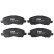 Brake Pad Set, disc brake COTEC GDB3287 TRW, Thumbnail 6