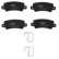 Brake Pad Set, disc brake COTEC GDB3289 TRW, Thumbnail 4