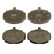 Brake Pad Set, disc brake COTEC GDB331 TRW, Thumbnail 2