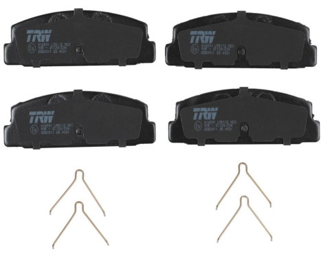 Brake Pad Set, disc brake COTEC GDB3311 TRW, Image 5