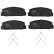 Brake Pad Set, disc brake COTEC GDB3311 TRW, Thumbnail 5