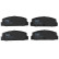 Brake Pad Set, disc brake COTEC GDB3311 TRW, Thumbnail 6