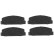Brake Pad Set, disc brake COTEC GDB3311 TRW, Thumbnail 7