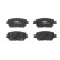 Brake Pad Set, disc brake COTEC GDB3314 TRW