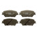 Brake Pad Set, disc brake COTEC GDB3314 TRW, Thumbnail 3