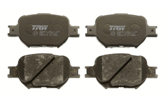 Brake Pad Set, disc brake COTEC GDB3316 TRW, Image 3