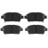 Brake Pad Set, disc brake COTEC GDB3317 TRW, Thumbnail 5