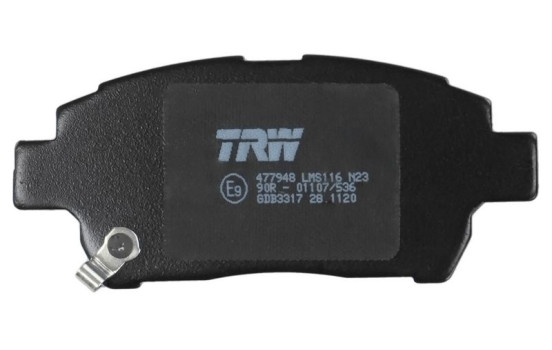 Brake Pad Set, disc brake COTEC GDB3317 TRW, Image 6