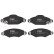 Brake Pad Set, disc brake COTEC GDB3324 TRW, Thumbnail 3