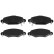 Brake Pad Set, disc brake COTEC GDB3324 TRW, Thumbnail 4