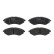 Brake Pad Set, disc brake COTEC GDB3330 TRW