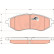 Brake Pad Set, disc brake COTEC GDB3330 TRW, Thumbnail 2