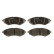 Brake Pad Set, disc brake COTEC GDB3330 TRW, Thumbnail 3